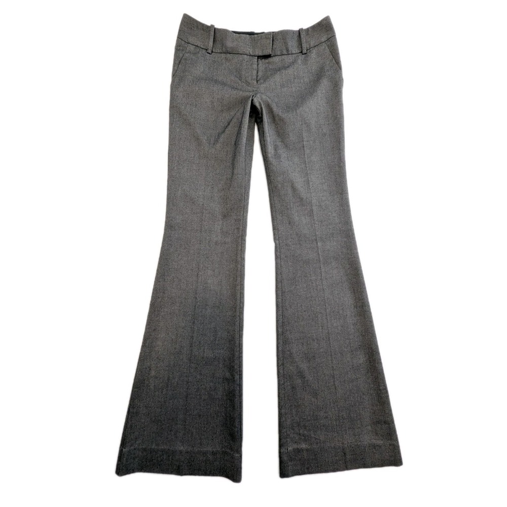The Limited Collection Low Rise Flare Grey Sheen Dress Pants Women's Size 4R